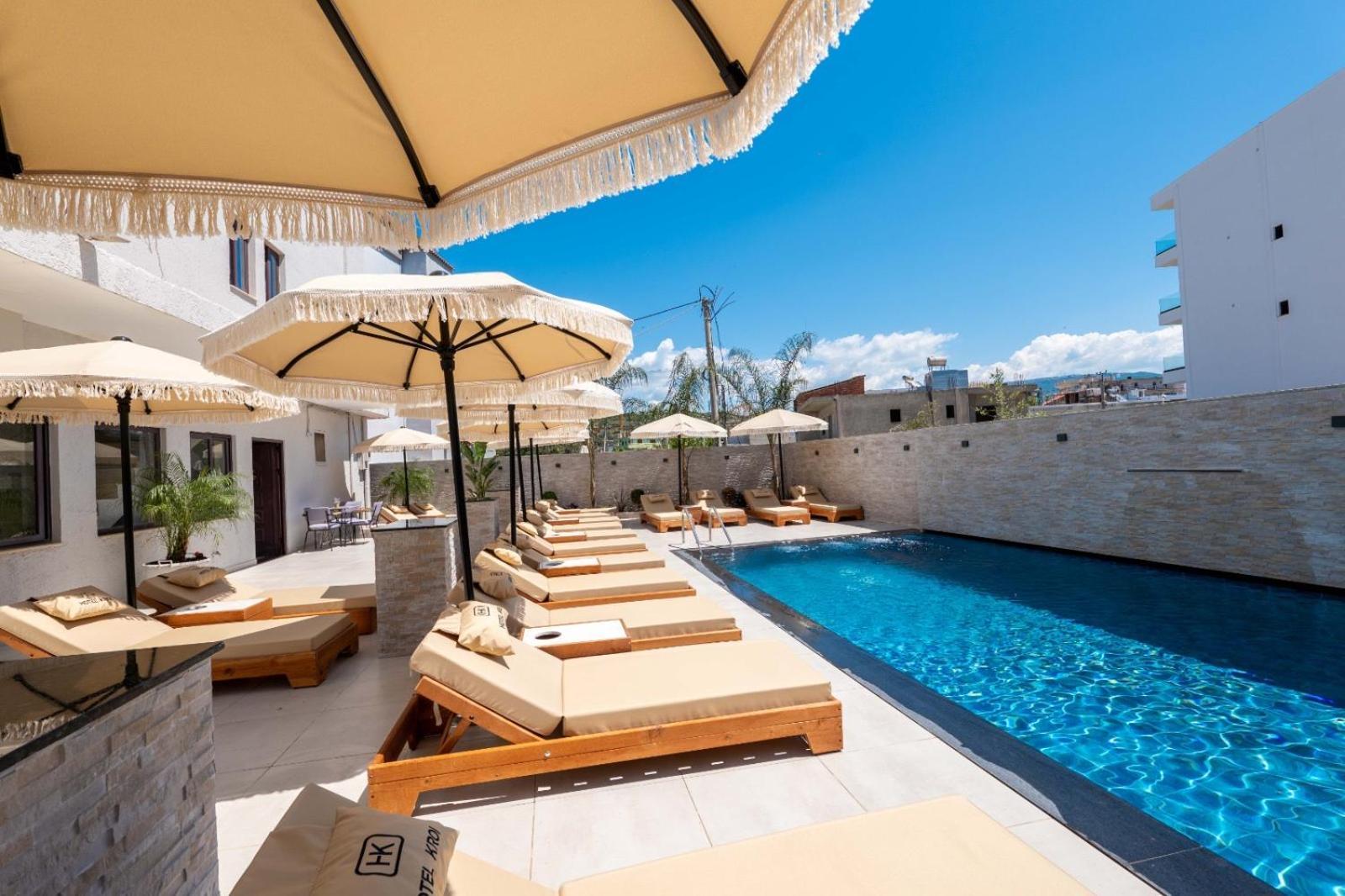 Hotel Kroi Ksamil Bagian luar foto