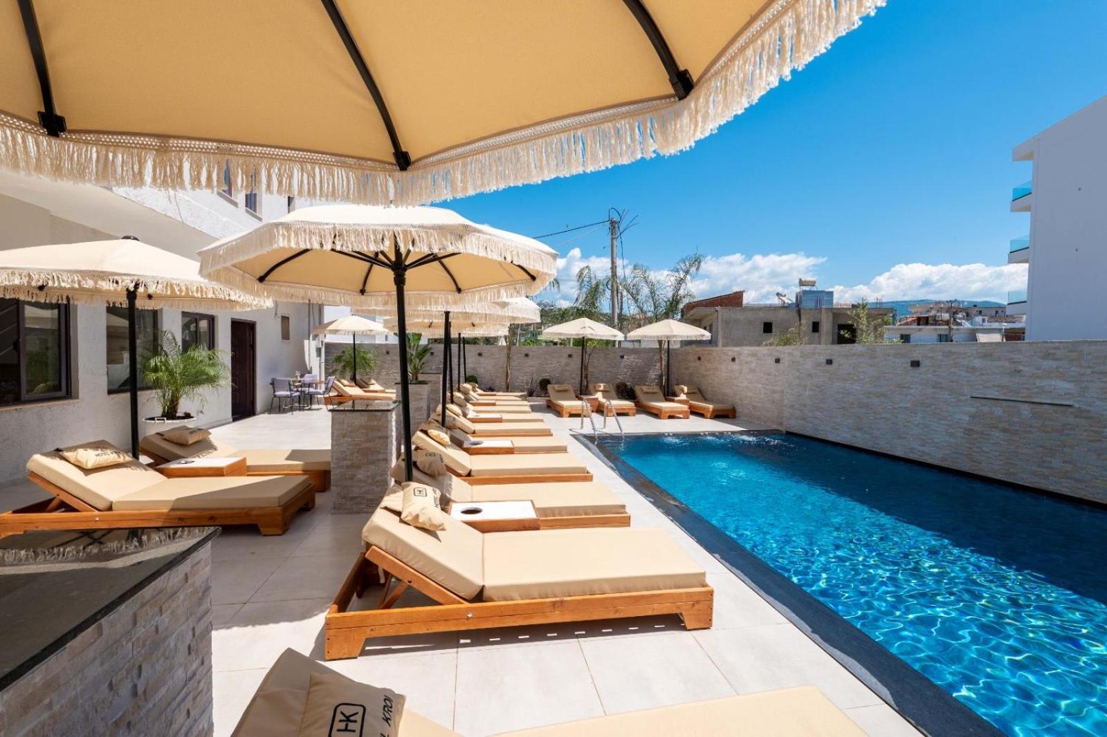 Hotel Kroi Ksamil Bagian luar foto