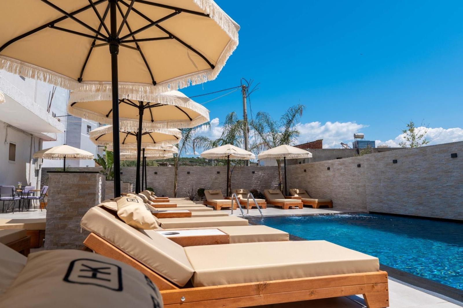 Hotel Kroi Ksamil Bagian luar foto