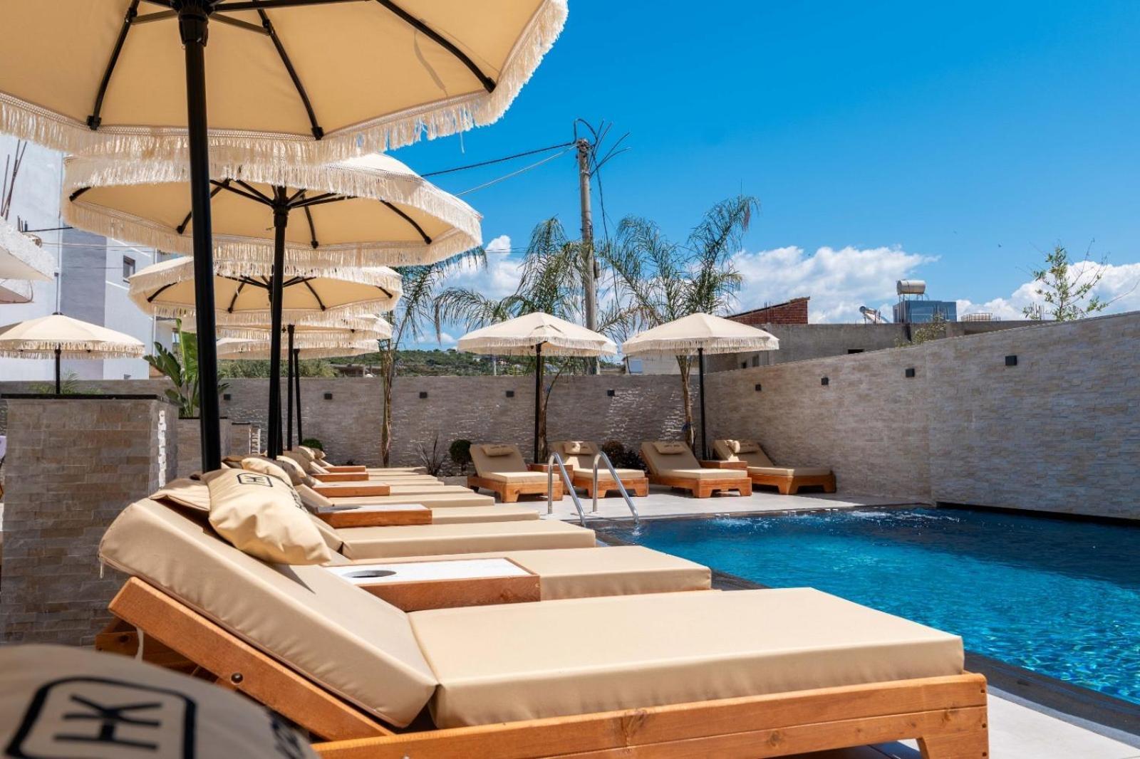 Hotel Kroi Ksamil Bagian luar foto
